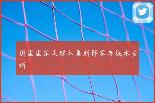 德国国家足球队最新阵容与战术分析