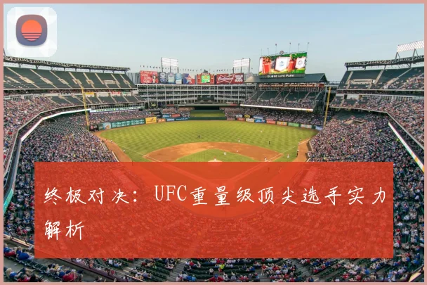 终极对决：UFC重量级顶尖选手实力解析